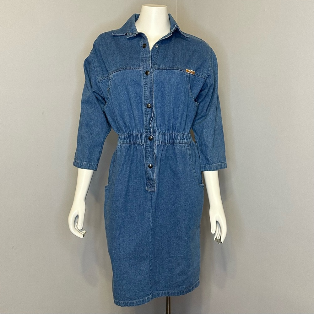 Vintage 1980s Dreams Denim Dress
